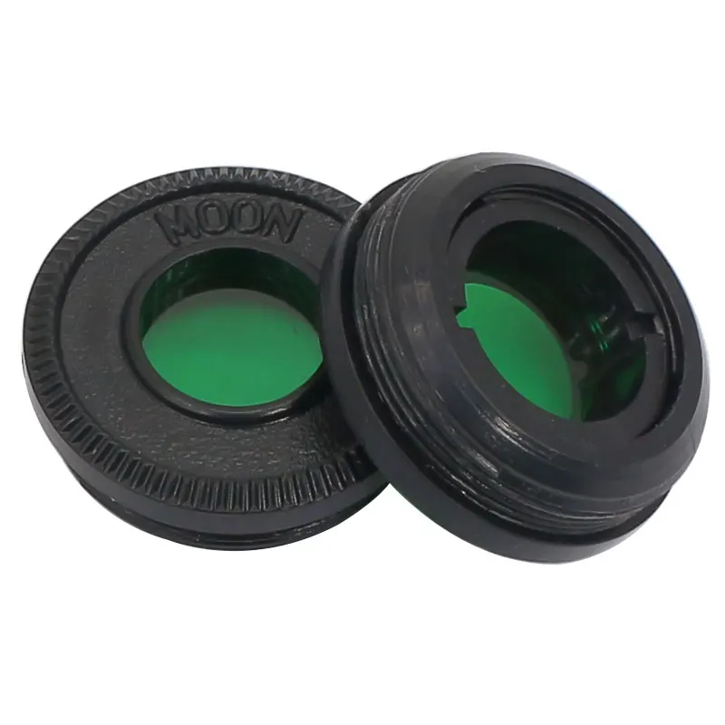 Filtro de Luna verde M28.6 x 0.965, piezas de telescopio redondo astronómico, lente de vidrio óptico de accesorio telescopio astronómico, 1,25 "/0,6" - imagen 4