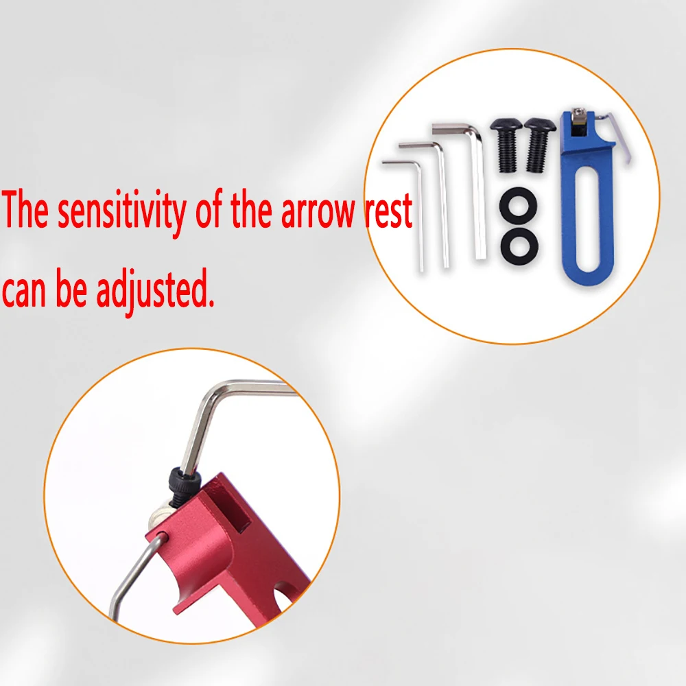 Pistón de cojín de Metal para tiro con arco, absorción de vibración atornillada con estante de descanso de flecha para caza, tiro, arco recurvo competitivo Accy - imagen 5