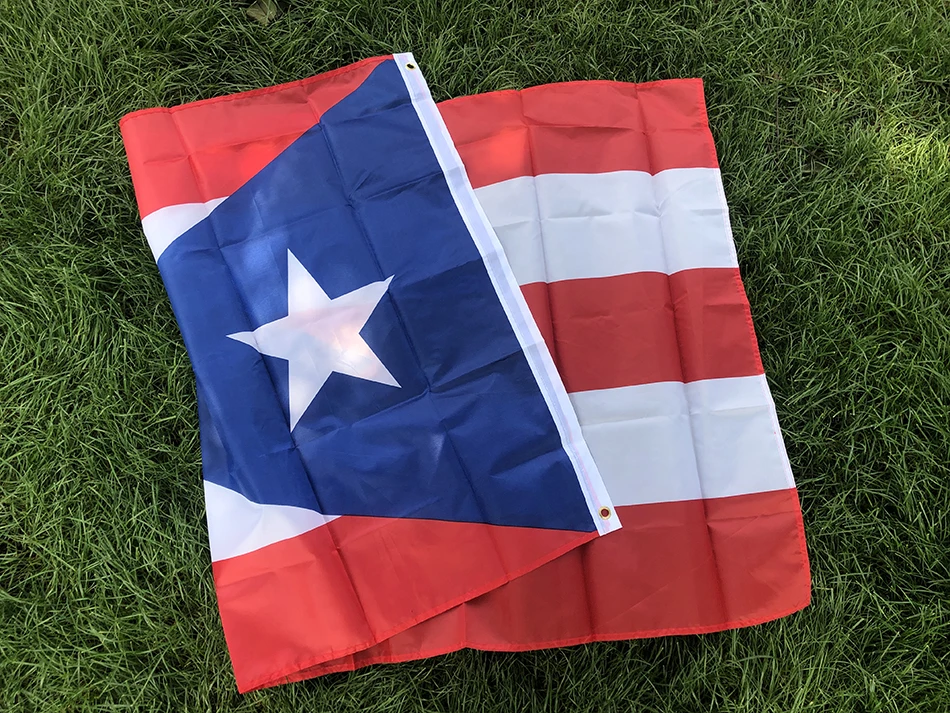 SKY BANDE NUEVA Bandera de Puerto Rico 90x150 cm Colgante Poliéster Pr Puerto Rico Bandera de Bandera Rican Bandera estándar Banner para Decoración - imagen 5