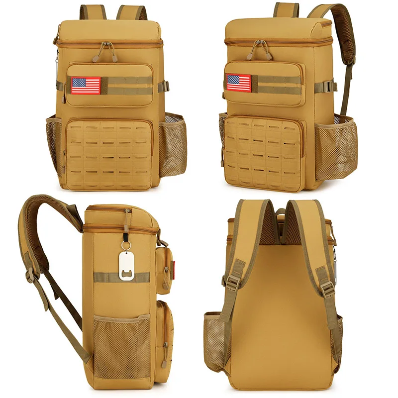 Mochila táctica de escalada con gancho y bucle para hombre, bolsa grande para senderismo, Camping, deportes al aire libre, equipaje de entrenamiento - imagen 5