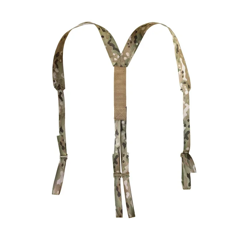 Correa de hombro Airsoft Multicam, arnés con función de tirantes, accesorio de correa de cintura, faja táctica, equipo de correa - imagen 3