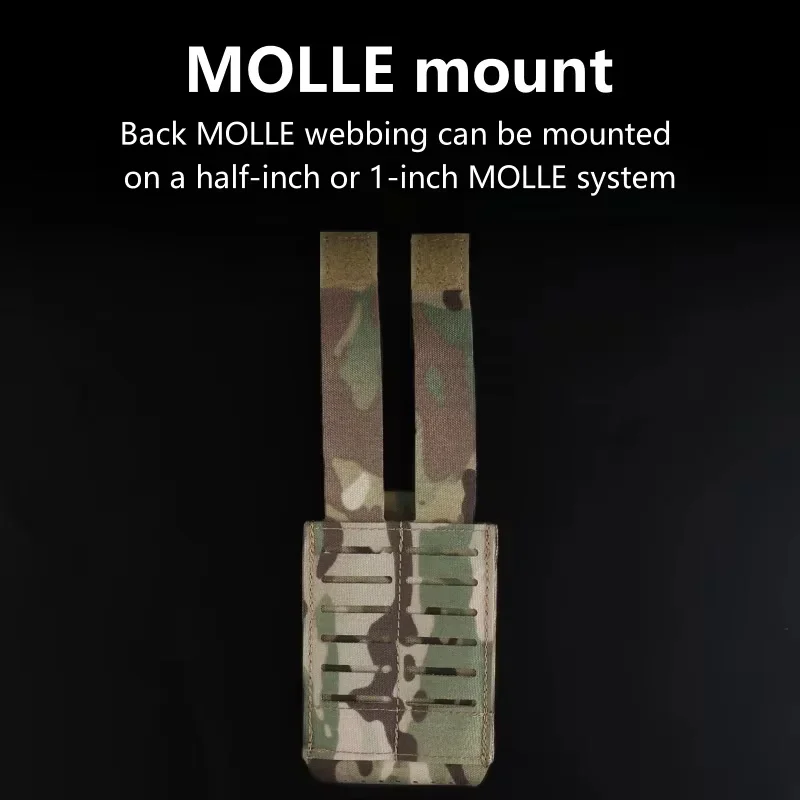 Bolsa de equipo Compatible con MOLLE V2-portador de municiones Universal para cinturones Airsoft, equipos de rango y accesorios para juegos de supervivencia - imagen 5