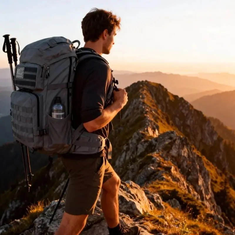 Mochila táctica - Bolsa de senderismo al aire libre de gran capacidad de 45 L - Mochila CS realista - Disponible en varios colores - imagen 3