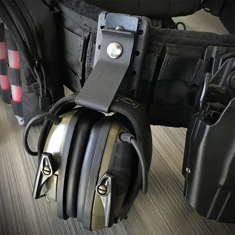 Hebilla colgante para auriculares tácticos, hebilla Universal multiusos de liberación rápida, gancho Molle para cinturón - imagen 5