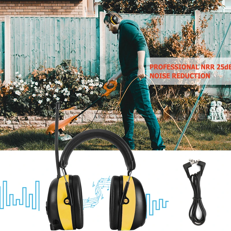 Protector auditivo táctico NRR 30dB con radio FM - imagen 5