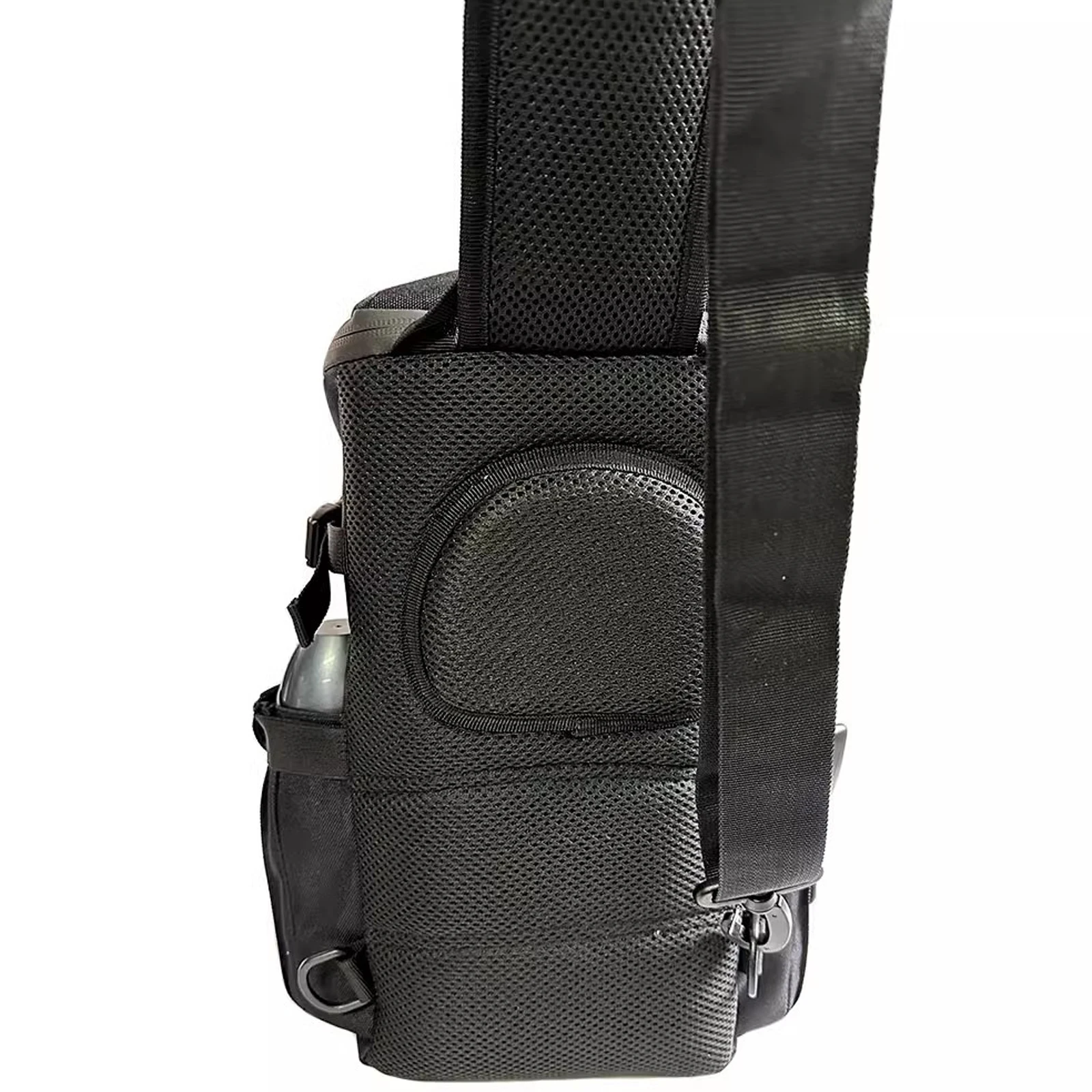 Bolsa de pecho táctica ajustable con cremallera lisa unisex aire libre - imagen 4
