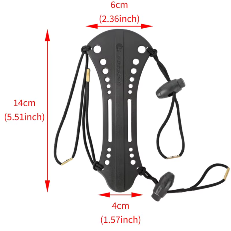 Protector de Brazo Nailon Carbono Ajustable para Tiro con Arco - imagen 2