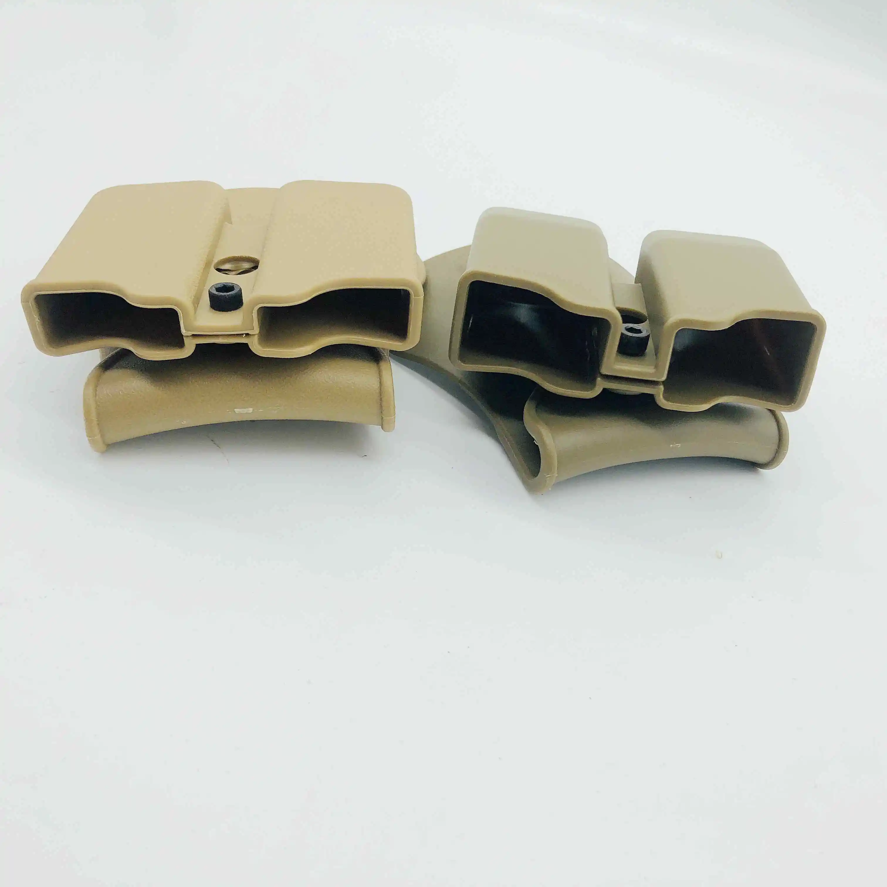 Funda táctica doble para revista, soporte Universal para pila de calibre 9mm.40, con Clip para cinturón de 1,5-2 pulgadas y paleta para caza - imagen 4