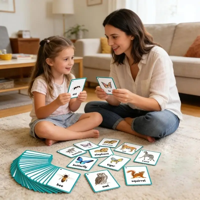 Tarjetas flash de insectos salvajes infantiles con imágenes vibrantes - imagen 4