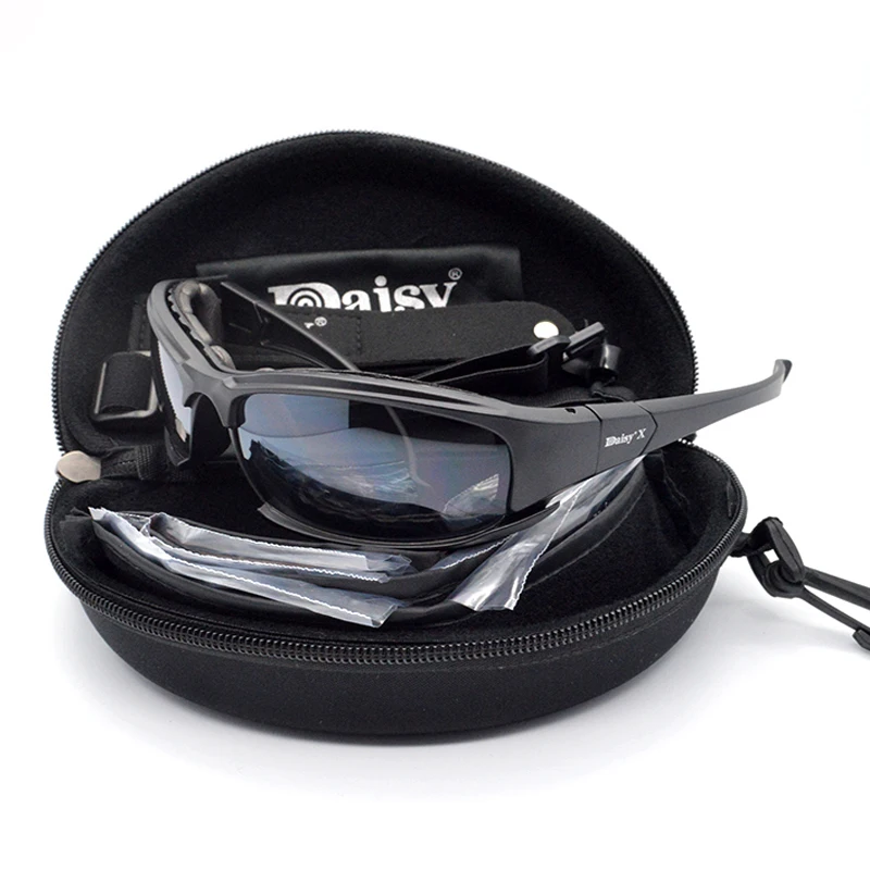 Gafas tácticas polarizadas con 4 lentes intercambiables - imagen 4