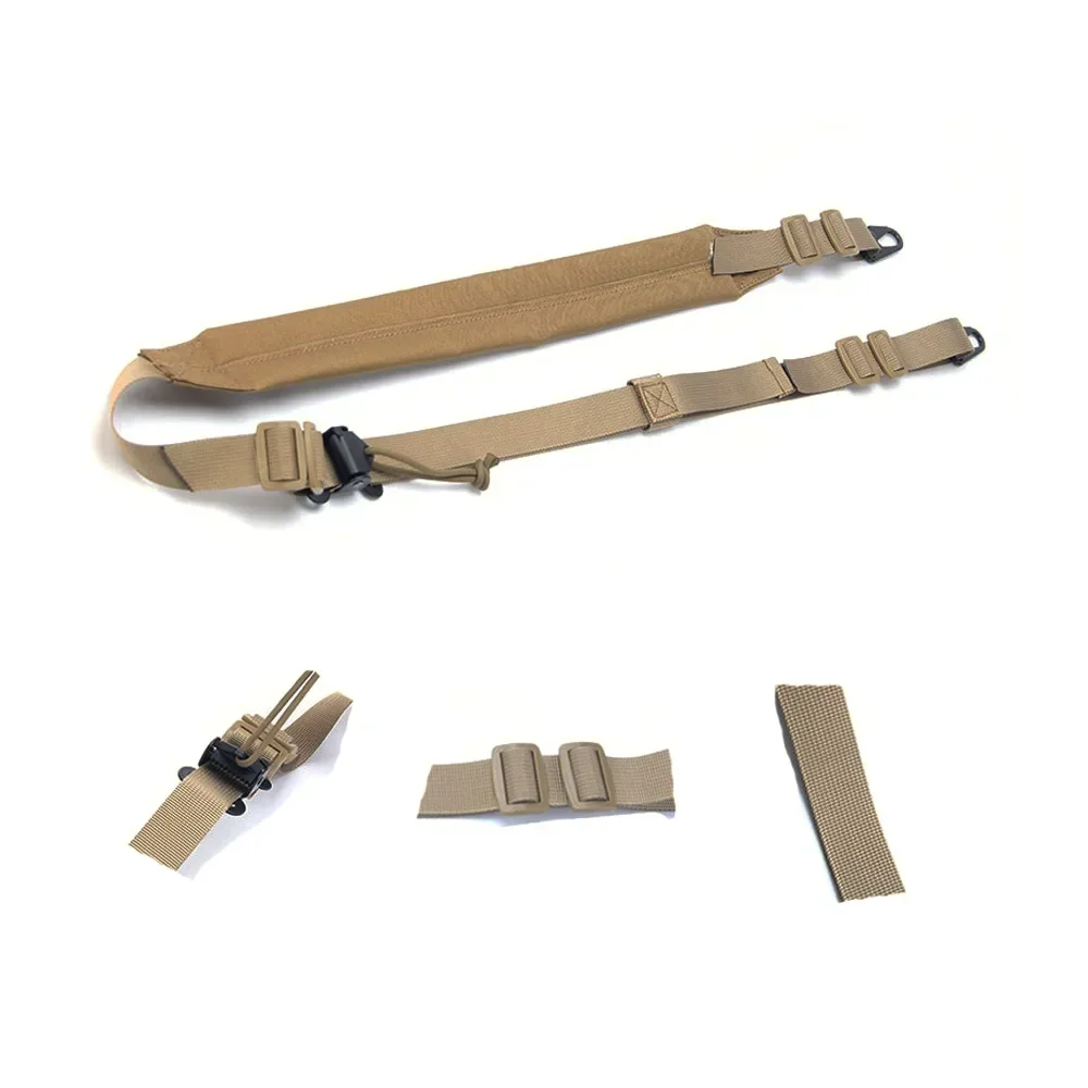 Correa de eslinga para Rifle MK2 ajustable rápido de doble punto, correa de hombro acolchada para pistola de 2 puntos - imagen 5