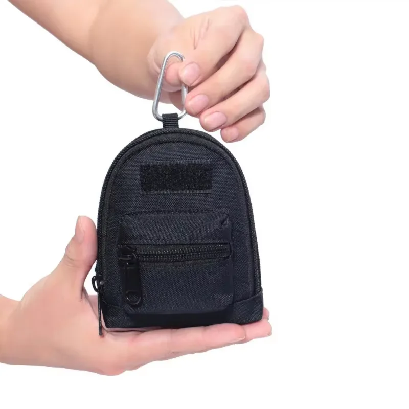 Cartera táctica EDC Molle, funda para llaves portátil, monedero para deportes al aire libre, bolsa de caza, paquete con cremallera, bolsa multifuncional - imagen 2