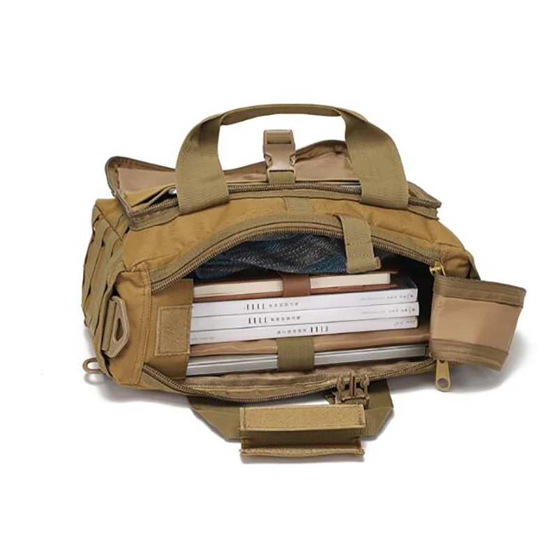 Bolsa militar táctica para exteriores de alta capacidad, bolsa portátil para acampar y senderismo, bandolera de combate de nailon multifuncional - imagen 4