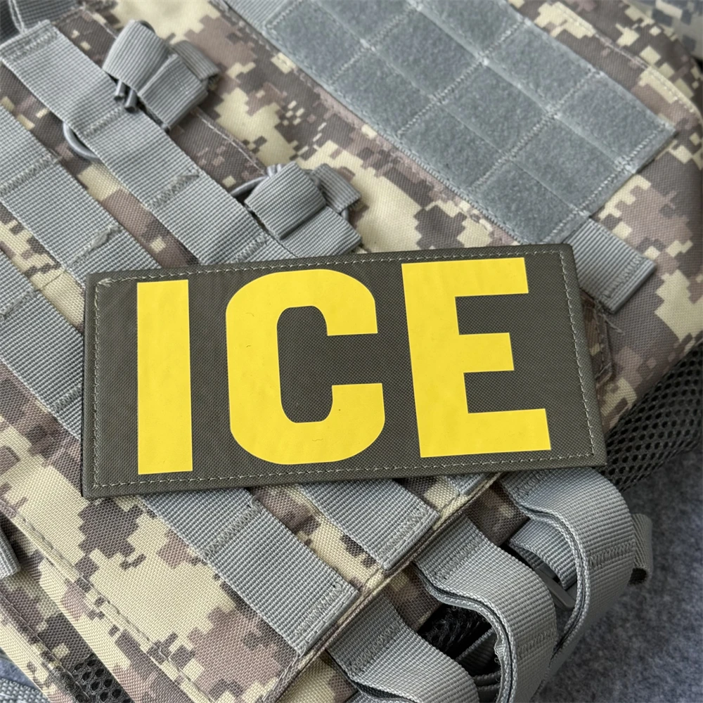 Parche de hielo, insignia de moral táctica, parches de gancho y bucle impresos para ropa, equipo militar, pegatina para casco - imagen 5
