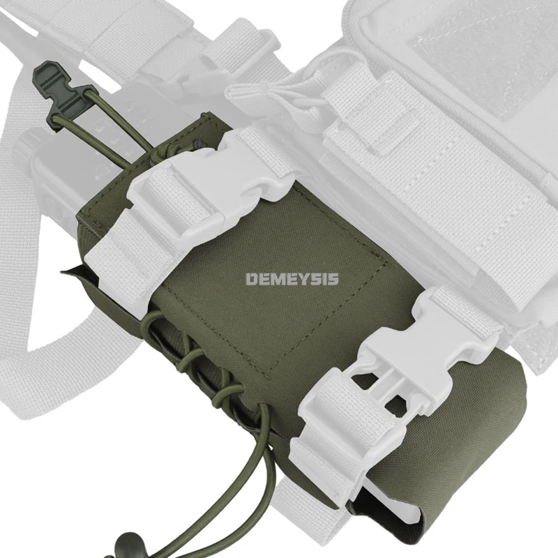 2 unids/pack bolsa de Radio Compatible con AN/PRC-148 AN/PRC-152 AN/PRC-163 caza táctica CS chaleco gancho bucle bolsa lateral bolsas - imagen 4