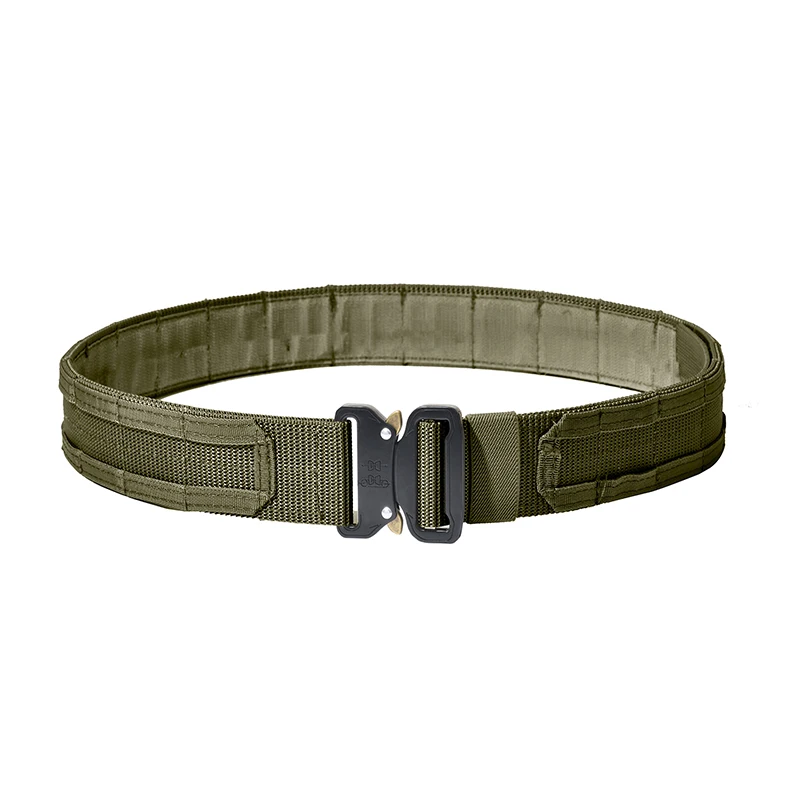Cinturón táctico doble de 4,3 cm para hombre, cinturón de liberación rápida de combate del ejército, cinturón para caza al aire libre, senderismo, cinturones exteriores interiores de 125cm - imagen 4