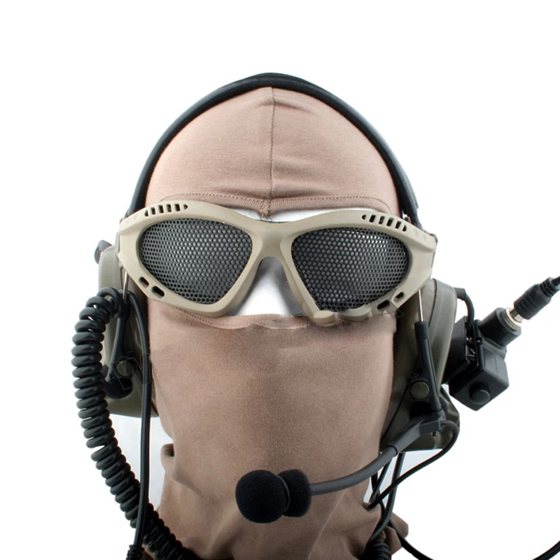 Emersongear gafas tácticas gafas equipo de protección Airsoft malla de acero protector de ojos deporte caza ciclismo senderismo al aire libre - imagen 3