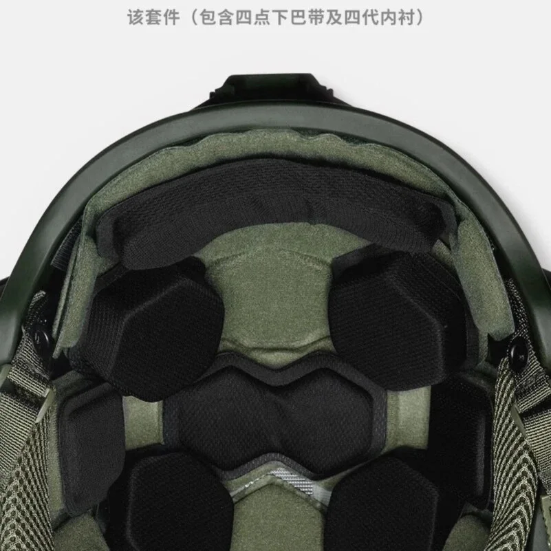 Casco táctico balístico de fibra de aramida IIIA Wendi a prueba de balas EXFILRail3.0 - imagen 3