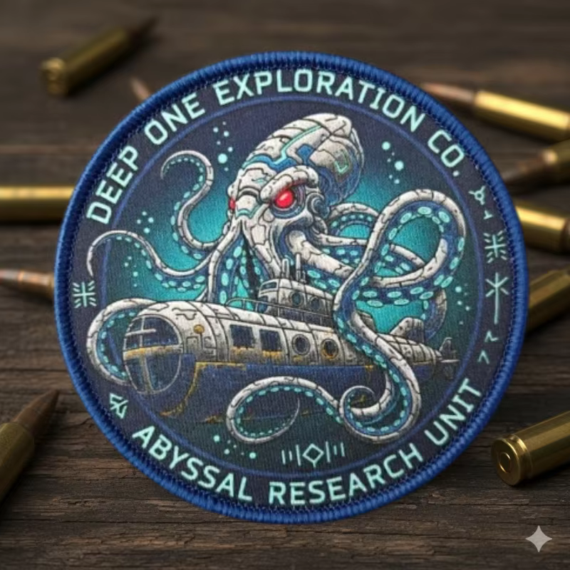 Parche táctico pulpo con gancho y bucle para mochila militar - imagen 4