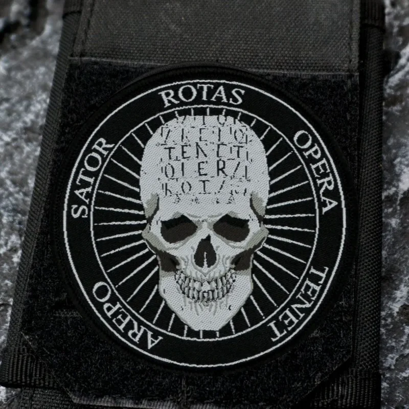Parche táctico de moral "La gran sower gira la prenda la semilla de la vida", gancho y bucle con estampado de calavera, insignia militar, pegatinas para mochila - imagen 5