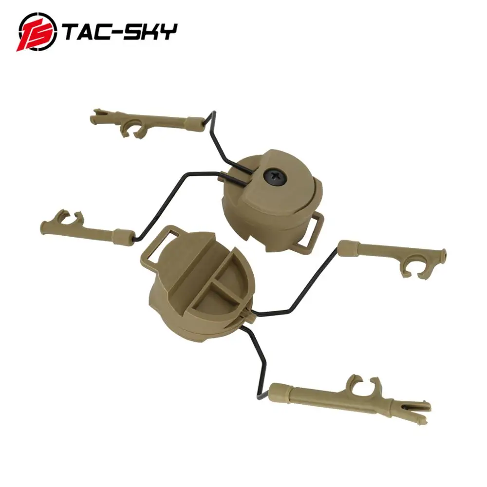 TAC-SKY Fast Ops Core casco ARC Rail adaptador soporte DE auriculares para tácticas militares COMTA I II III IV XPI soporte DE auriculares DE - imagen 5