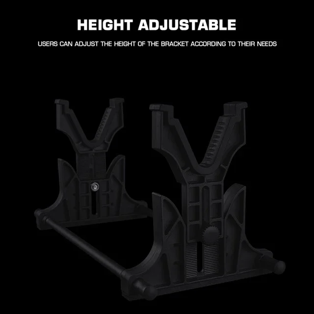 Banco y soporte para limpieza de pistola de Rifle, soporte para pistolas de mano, soporte para pistola de aire de banco, accesorios para pistola de Rifle de caza, utilizado como estante para Rifle - imagen 3