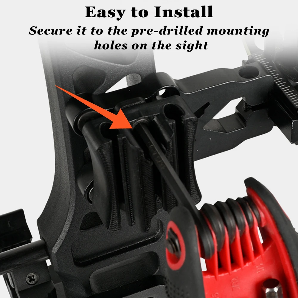 Carcaj de flecha con eje de flecha, carcaj de arco compuesto, fácil instalación, más de 7,5mm, sujeción de flecha, 3 flechas para arco con vistas instaladas - imagen 5