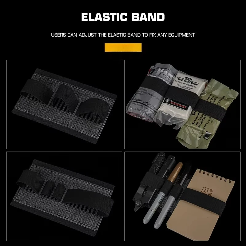 Panel organizador táctico MOLLE con gancho y bucle y nylon EDC - imagen 4