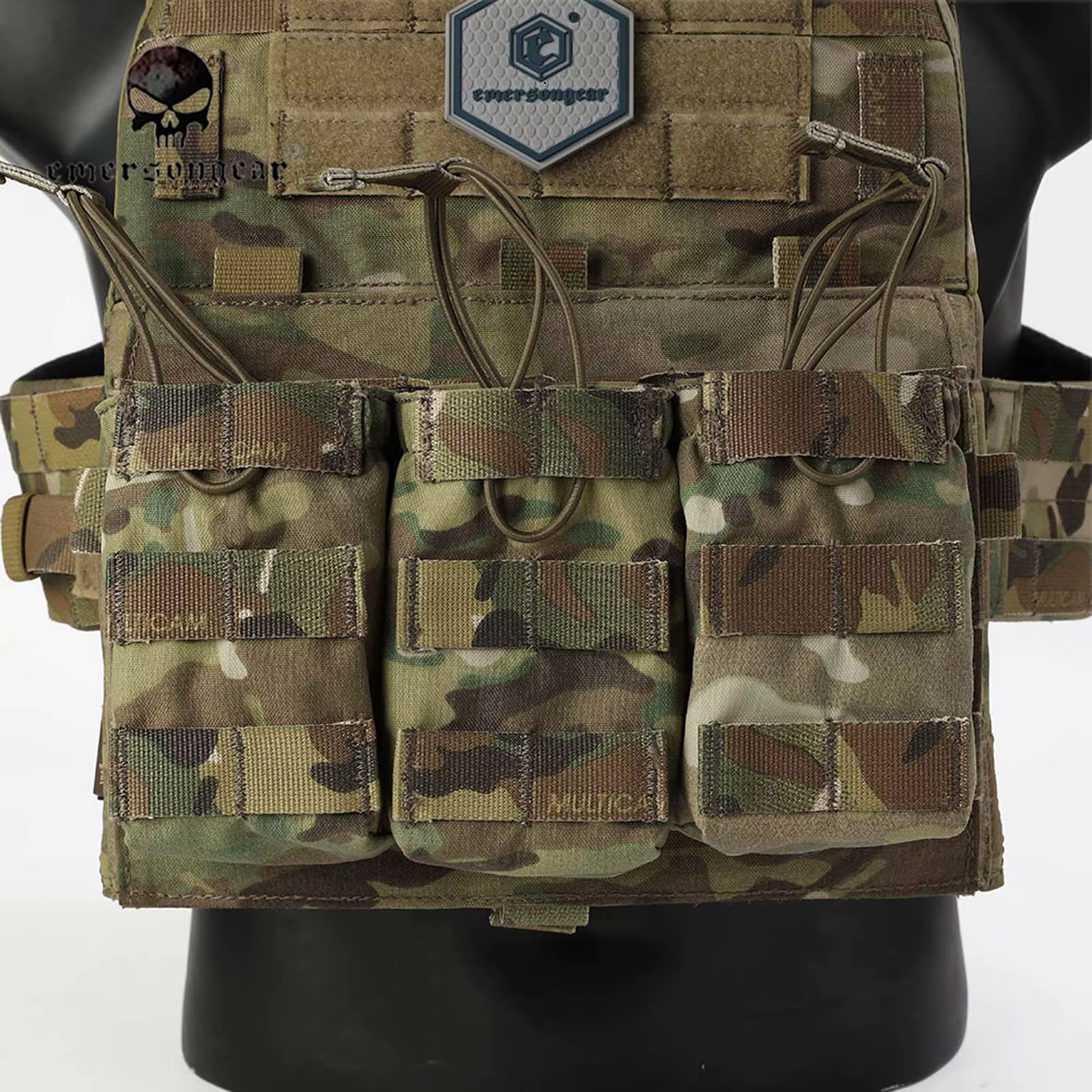 EmersonGear Bolsa portacargadores triple abierta 7.62mm nailon - imagen 4