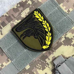 Parche bordado águilla voladora Ucrania – Militar táctico con velcro