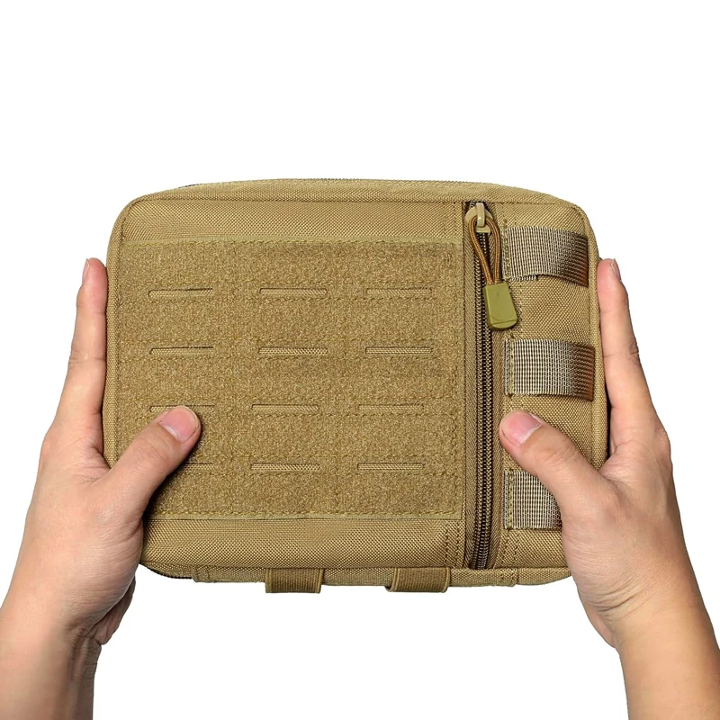 Bolsa táctica Molle Admin, bolsa de utilidad multiusos con corte láser, organizador Modular EMT EDC, bolsa de herramientas - imagen 3