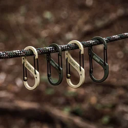 Korean Hiking Buckle Double Head Buckle Hanging Outdoor Hook Backpack Hook Camping Portable 8 Word Buckle Fast Hanging