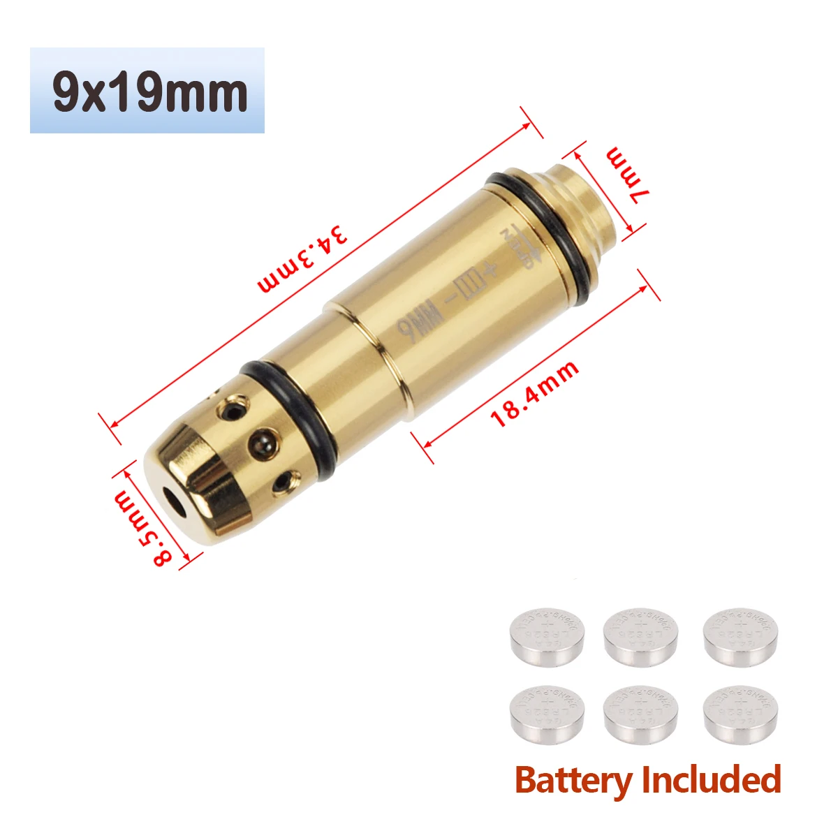 Training bullets 9mm