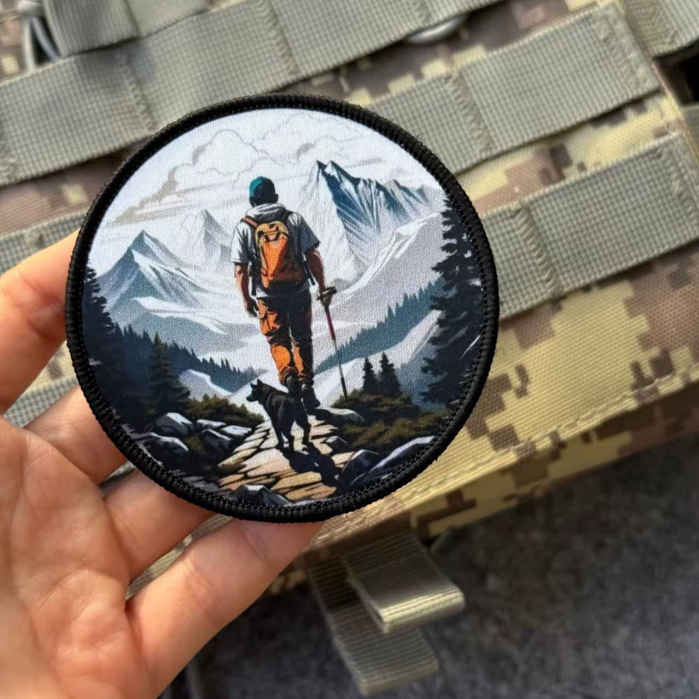 Parche táctico moral viaje solitario – Velcro impreso Airsoft