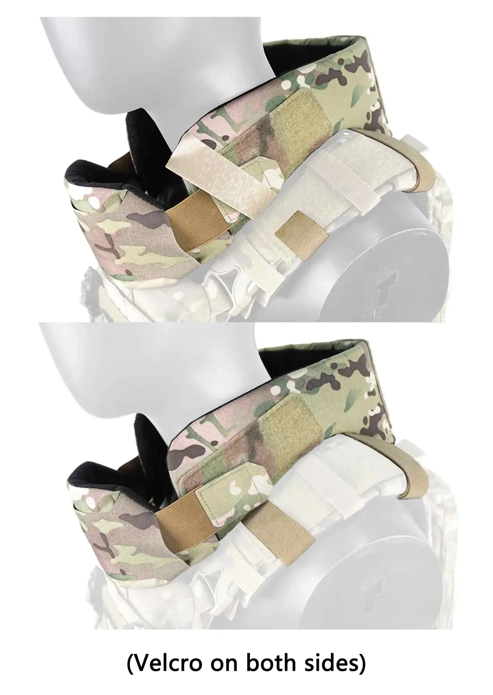 Chaleco táctico de caza Airsoft, protector de cuello universal 1,0/2,0, armadura de cuello para JPC FCSK 6094, CPC - imagen 5