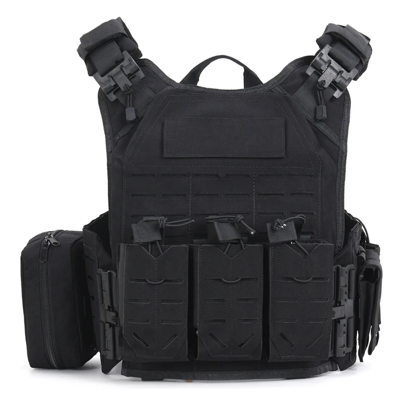 Mochila táctica para deportes al aire libre para hombres, multiajuste, caza, Camping, senderismo, chaleco Molle con gancho y bucle, bolsa de entrenamiento de viaje - imagen 2