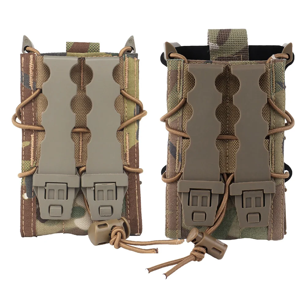 Bolsa Mag Tiger de 5,56mm, sistema MOLLE de nailon 1000D individual/doble, gancho de cintura de extracción rápida, bolsa de accesorios Compatible con chaleco - imagen 4