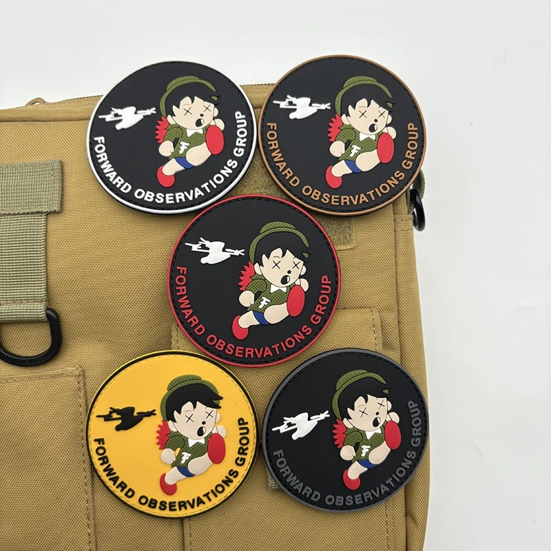 Parche táctico PVC Frontier UAV – Insignia moral con velcro