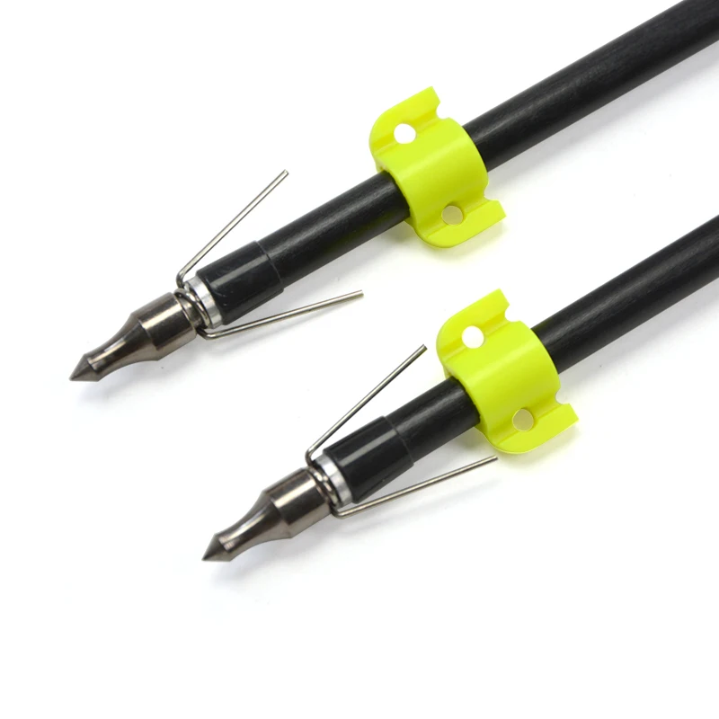 Flecha de fibra de vidrio reemplazable para pesca, deslizador de seguridad para caza, accesorios de Bowfishing, anillos de flecha, 8mm, 6 unidades, 12 unidades - imagen 4