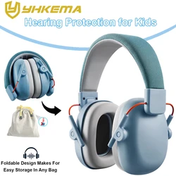 YHKEMA Orejeras con cancelación de ruido para niños, orejeras de seguridad con reducción de ruido SNR 27dB para ayuda sensorial y de concentración para autismo