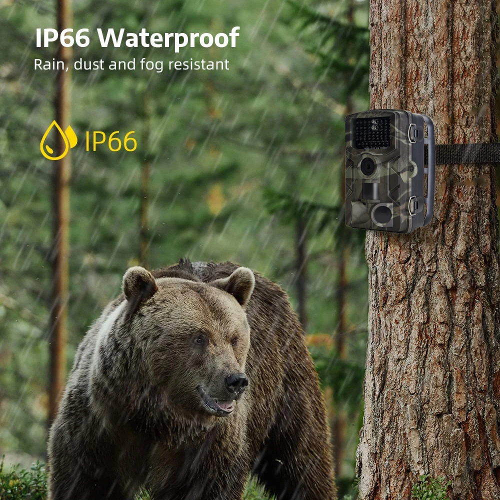 Cámara de rastreo de Vida Silvestre al aire libre, videocámara HD de 24MP, 2,7 K, 940NM, impermeable, visión nocturna IR, fotos, seguimiento, vigilancia - imagen 5