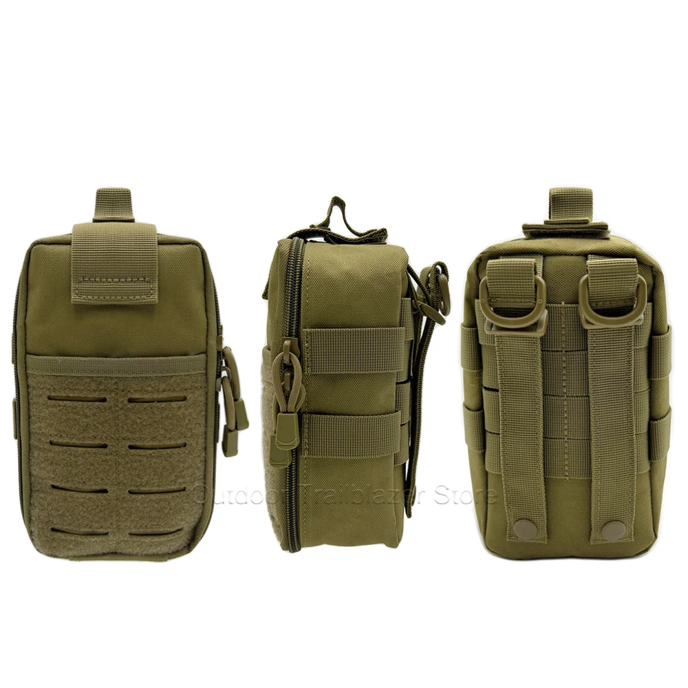 Bolsa táctica MOLLE de cintura 600D para primeros auxilios EDC - imagen 3