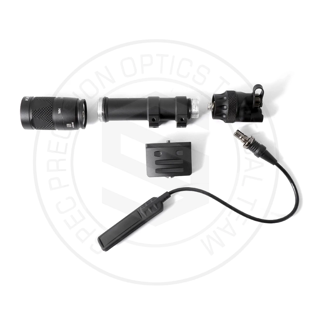SPECPRECISION M612V Scout Light WeaponLight IR/estroboscópico y linterna de luz blanca Led con soporte compensado para riel de MIL-STD-1913 - imagen 5