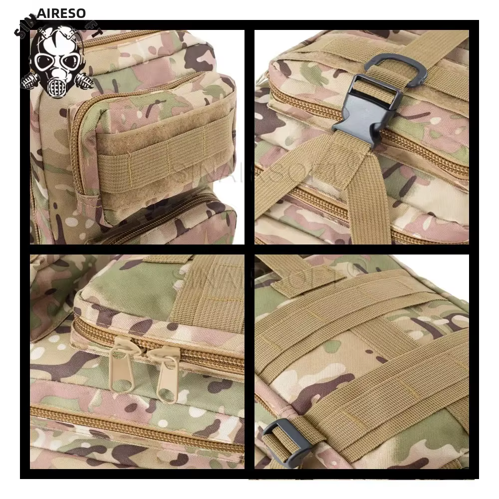 Mochila táctica SINAIRSOFT camuflaje para caza, pesca y senderismo - imagen 4
