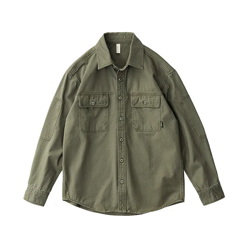 Camisa trabajo suelta - Detalle de costuras