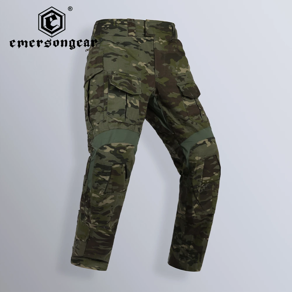 EMERSONGEAR-pantalones de entrenamiento con rodilleras para caza, pantalones de juegos de Paintball, varios camuflaje - imagen 4