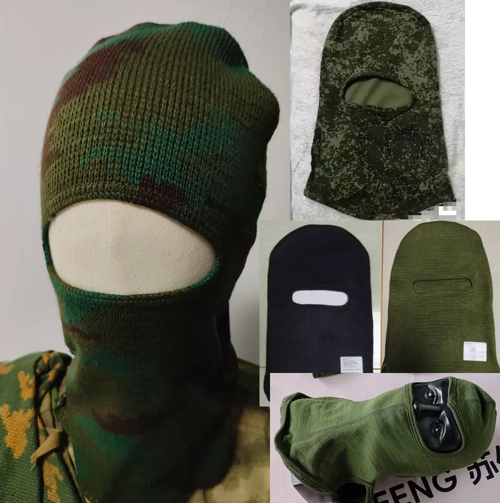 Mascarilla de ciclismo táctica Flora de camuflaje a rayas rusas, protección facial, casco de invierno camuflaje VKBO/EMR