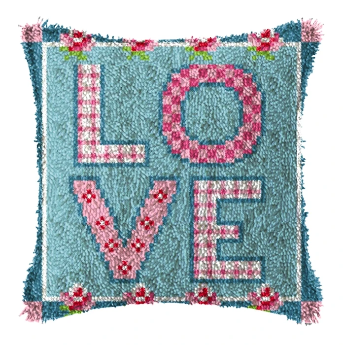 Kit de gancho de pestillo para costura, funda de almohada de cojín Kussen Knooppakket Knoopkussen, Kit de gancho de pestillo, Juego de paquete de almohada de nudo Diy - imagen 5