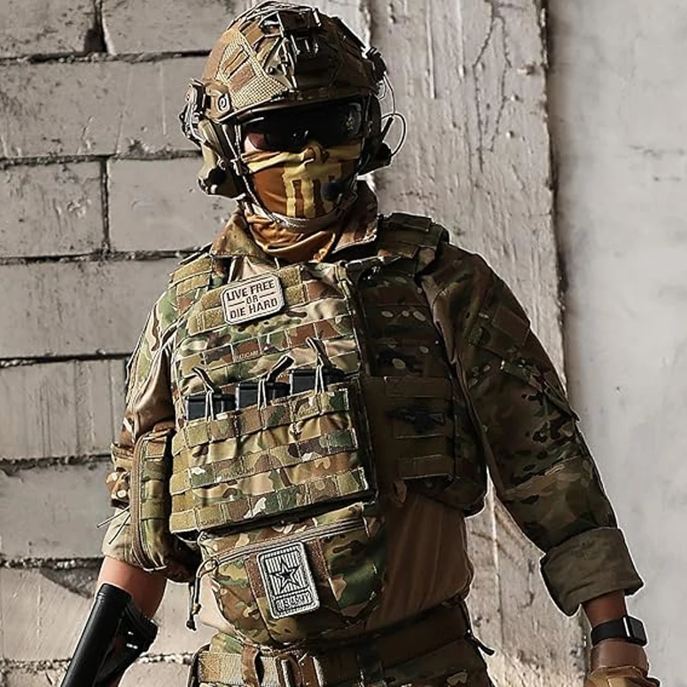 Camisa de combate G3 para hombre con serpentina colorida, patrón de espada brillante, manga larga, cremallera, cuello vuelto