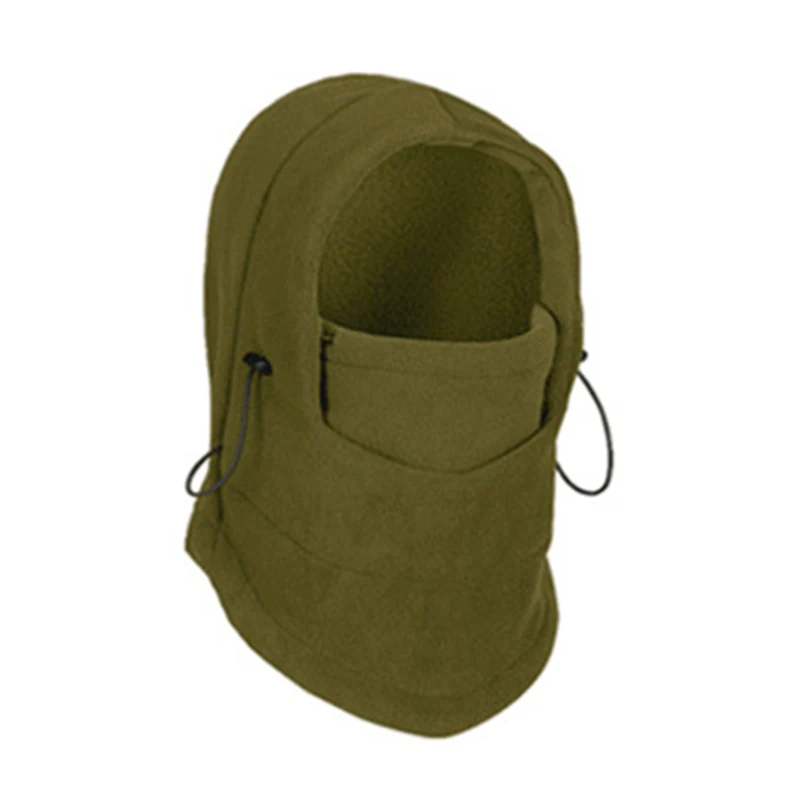 Winter Warm Thermal Fleece Balaclava Hats Hooded Windproof Neck Face Mask airsoft Shooting Beanies Masked Cap Hunting equipment - imagen 2